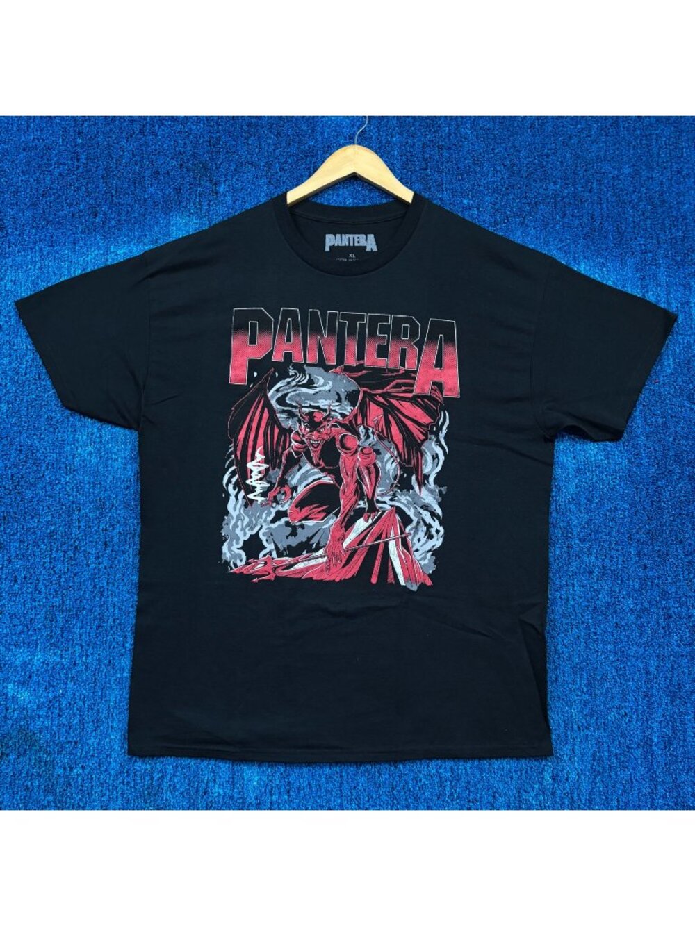 Pantera Devil Cowboys From Hell Art Thrash Metal Band Tee XL